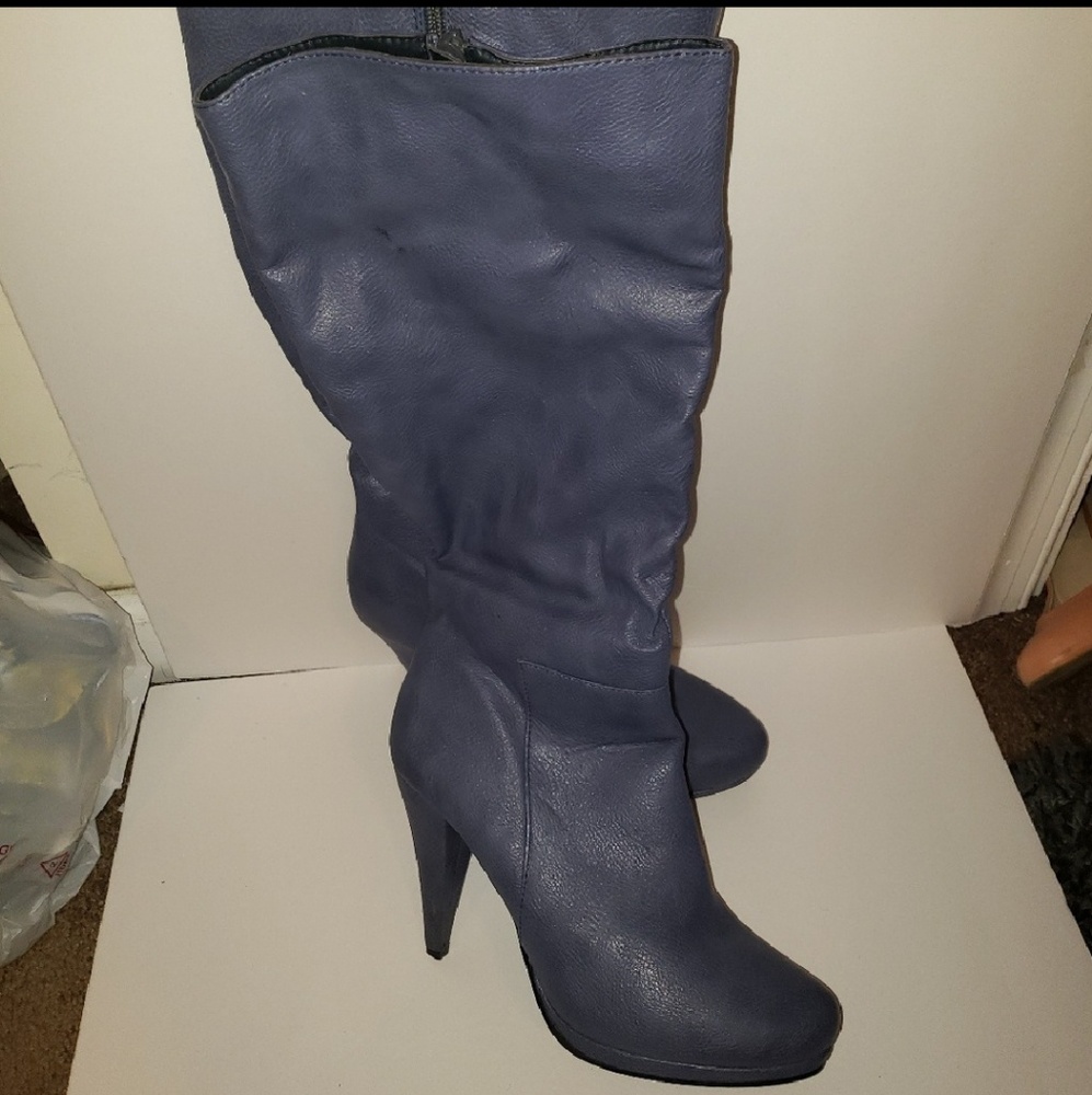 Blue boots